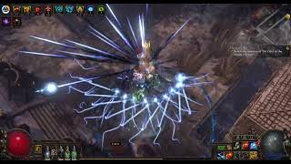 Kinetic Bolt of Fragmentation  Kinetic Blast  Dead Eye  Path of Exile 323 [upl. by Aerdnad]