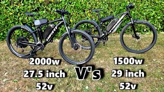 2000w Against 1500w EBike [upl. by Ramhaj]