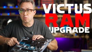 How to Upgrade RAM  HP Victus 156quot Gaming Laptop [upl. by Ailadi]