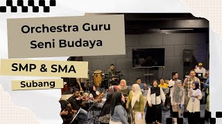 Orchestra Guru Seni budaya Subang  Juwita cover Chrisye [upl. by Lekcar]