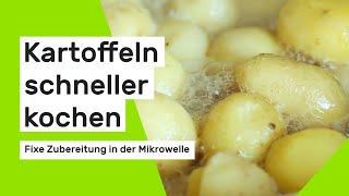 Mikrowelle So kochen Sie Kartoffeln schneller [upl. by Ellery]