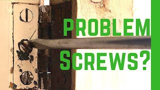 Stripped screws in old door hinges don’t need to be a nightmare [upl. by Dickman208]