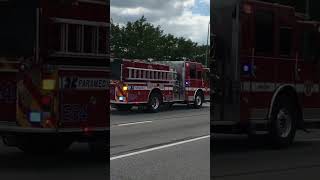 Olathe KS FD Engine 54 Responding 73017 1450hrs [upl. by Magan789]