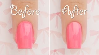 Make Your Messy Nails Look Perfect  cuticle clean up [upl. by Ademordna961]