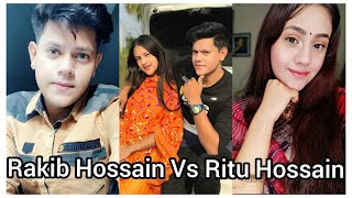 Rakib Hossain Vs Ritu Hossain All New Viral Tiktok Videos 2020 [upl. by Aleac]