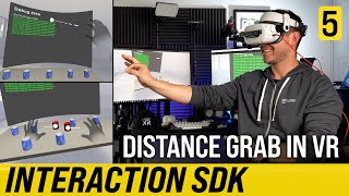 Setup Distance Grabbing In VR  Interaction SDK 5 [upl. by Leeke]