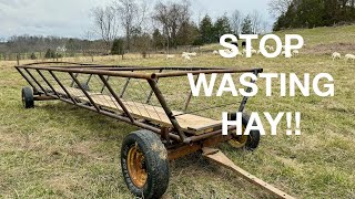 Low Cost Mobile Hay Feeder Build [upl. by Alben]