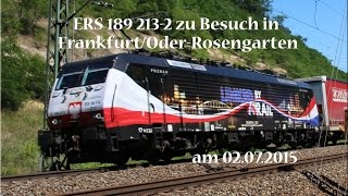 ☆☆☆ ERS 189 2132 zu Besuch in FFORosengarten ☆☆☆ [upl. by Timrek]