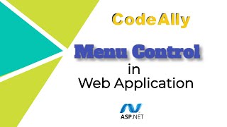 ASP NET  Menu Control  Creating Menu using Master page  Web application with menu [upl. by Xonk]