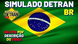 SIMULADO DETRAN NACIONAL│40 QUESTÕES ATUAIS COM DICAS ESPECIAIS [upl. by Vern]