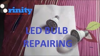 कैसे रिपेयर करें LED Bulb  LED Blinking Problem  Fuse LED Bulb  Brinity Labs Hindi [upl. by Rosemari988]