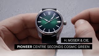 Review by Andrew Morgan  Pioneer Centre Seconds Cosmic Green  H Moser amp Cie [upl. by Edlyn]