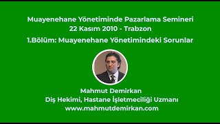 1Muayenehane Yönetimindeki Sorunlar [upl. by Egas]