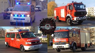 🚨 MTF  TLF 2448  ELW 1  LF 1612 Feuerwehr Aschersleben [upl. by Ozner]