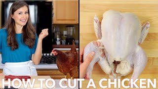 How to Cut Up a Whole Chicken  Easy Tutorial [upl. by Allrud267]