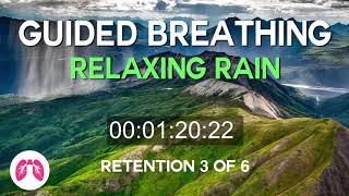 Guided Breathing Breathing Technique  Heavy Rain  TAKE A DEEP BREATH [upl. by Mariquilla]