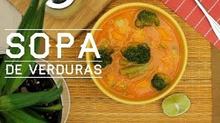 ¿Cómo preparar Sopa de Verduras  Cocina Fresca [upl. by Elo]