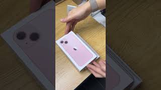 iPhone 13 Pink Gift Box ImmersivePackage shorts [upl. by Iams529]