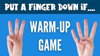 Put A Finger Down Game  Fun Ice Breaker Game [upl. by Vinia350]