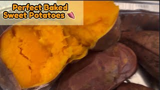 Perfect Baked Sweet Potatoes 🍠 [upl. by Anitnemelc]