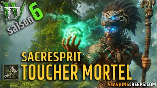 Build Sacresprit Toucher Mortel T4 Diablo 4 Saison 6 le build poison pour farm en tourment 4 [upl. by Nimrak]