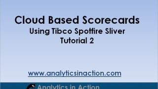 Cloud Based Scorecards using Tibco Spotfire Sliver  Tutorial 2 [upl. by Essilevi]