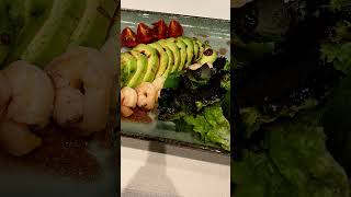 Karidesli salata😋🥬🥑🍋🦐 sunum yemek karides salata mutfak wonderful lezzetli presentation [upl. by Joete]