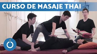 Curso de MASAJE TAILANDES 💆 Técnicas de MASAJE TRADICIONAL THAI [upl. by Azilanna]