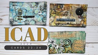 ICAD 2024 Days 2224  icad mixedmedia [upl. by Asiruam]