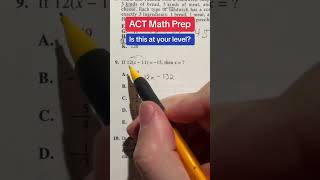 Math ACT practice examples 9 math actmath [upl. by Valley]