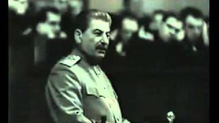 Discurso de Stalin no final da 2ª Guerra Mundial [upl. by Marguerita]