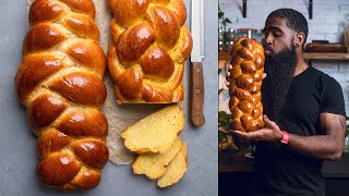 9 Ingredient Easy Vegan Challah Bread  Eggless Oil Free Option [upl. by Aylward]