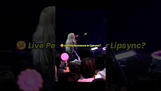 Is This ROSÉs Live Performance Or Lipsync❗❓ blackpink rosé leeyoungji [upl. by Kemme]