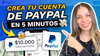 COMO CREAR CUENTA DE PAYPAL PASO A PASO 2024 💰 [upl. by Enaitsirhc]