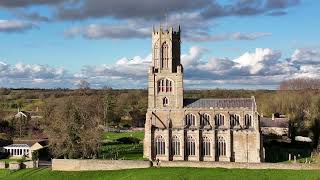 Fotheringhay Church and old Castle mound [upl. by Eenal124]