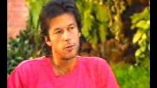 NAZIA HASSAN INTERVIEWING IMRAN KHAN [upl. by Ardisi835]