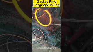 Gasket Ring Forging amp Rolling ringrollingmachine rollingproductionline [upl. by Butta600]