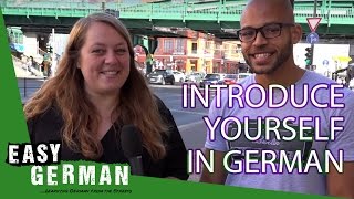 Introduce yourself in Slow German  Super Easy German 1 [upl. by Harrell]