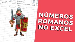 Números Romanos no Excel  Função ROMANO [upl. by Nelaf]