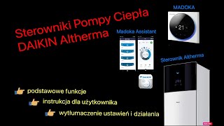 Omówienie funkcji Daikin Altherma 80kW Madoca Assistant wifi online [upl. by Cherie]