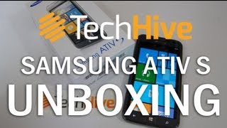 Samsung Ativ S mit Windows Phone 8 im Unboxing Deutsch [upl. by Yecaw]