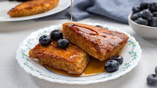 Easy Keto French Toast Recipe with 90second Mug Bread [upl. by Tol]