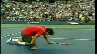 Roger Federer  US OPEN 2008 against 7 opponents [upl. by Atnuahs]