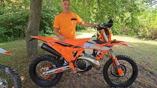 2024 KTM 300 EXC Hard Enduro 2T vs KTM 450 EXCF Six Days 4T [upl. by Neltiak]