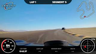 Chuckwalla CCW SS 1LE Lap with Telemetry  Chase Footage [upl. by Canter]