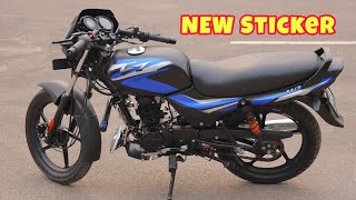 New Sticker Installation in Bajaj CT 100 Bike [upl. by Randal]