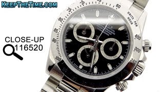 Rolex Steel Daytona Grail Watch 116520 [upl. by Illac407]