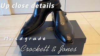 Crockett and Jones  Handgrade  Single Monk Strap Winston Last 373  Details sharing  No review [upl. by Aruabea]