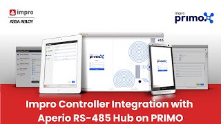 Clustered or Distributed Controller with Aperio RS485 HUB Integration  Primo [upl. by Garlen]