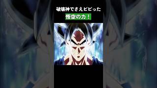 破壊神でさえビビった悟空の力！ ドラゴンボール dragonball [upl. by Kevina]